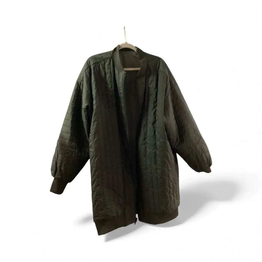 LuLuLemon Oversized Fit Nonstop Olive Bomber Jacket 10 - Picture 3 of 9